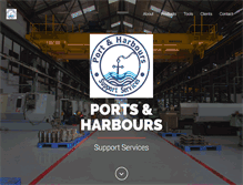 Tablet Screenshot of ports-harbours.com